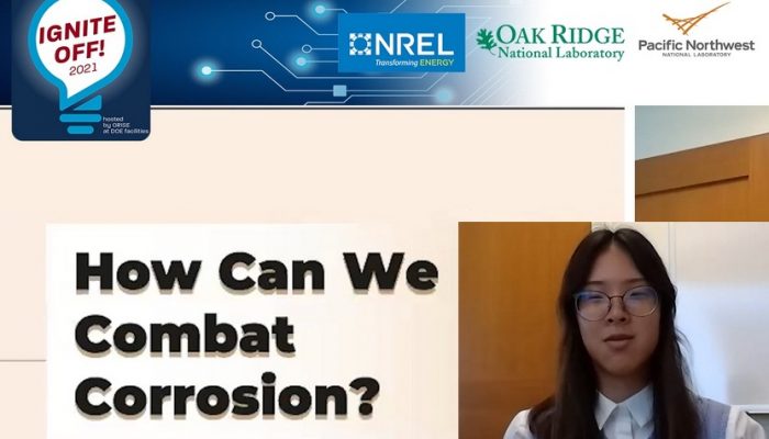 Janet Teng PNNL Ignite Off 2021 Competition Winner