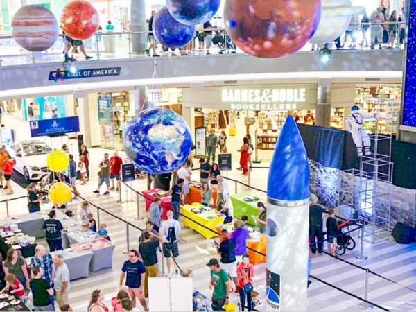 Mall of America Event in August 2022 - STEAM = Science, Technology, Engineering, Art, and Mathematics
