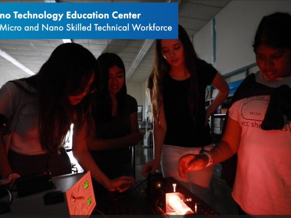 Image of Students working to learn about nanotechnology