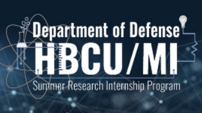WEBINAR: DoD HBCU/MI Summer Research Internship DOD Logo for HBCU / MI Internship Program 2023-2024