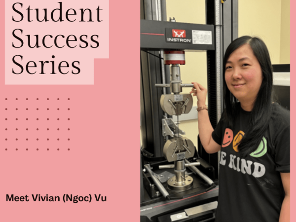 Director's Message: Student Success Stories with Vivian (Ngoc) Vu Student Success Series profile of Vivian Vu from the Photonics certificate program at Stonehill College.