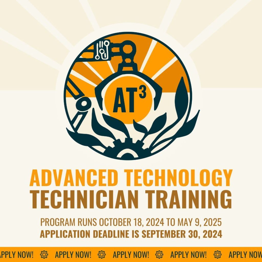 New logo for AT3 student technician training at MNT-EC