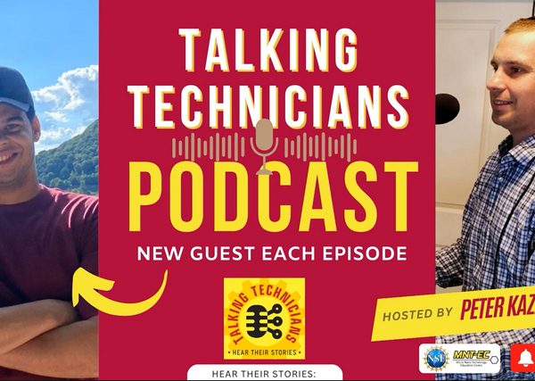 Episode Banner image: Alberto is a Manufacturing Equipment Technician at Wolfspeed S04-E07 Talking Technicians