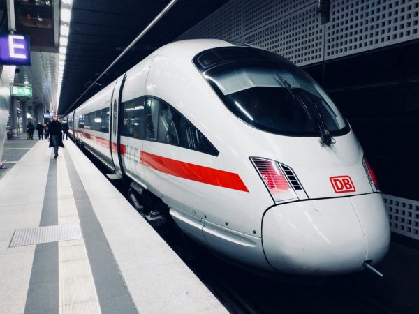 The Semiconductor Freight Train: Challenges and Opportunities for Educators German white and red DB train by Daniel Abadia