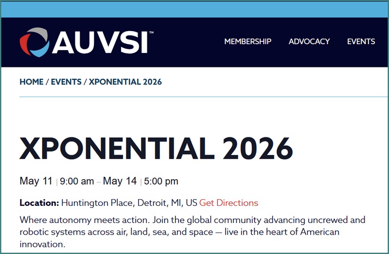 AUVSI Xponential 2026