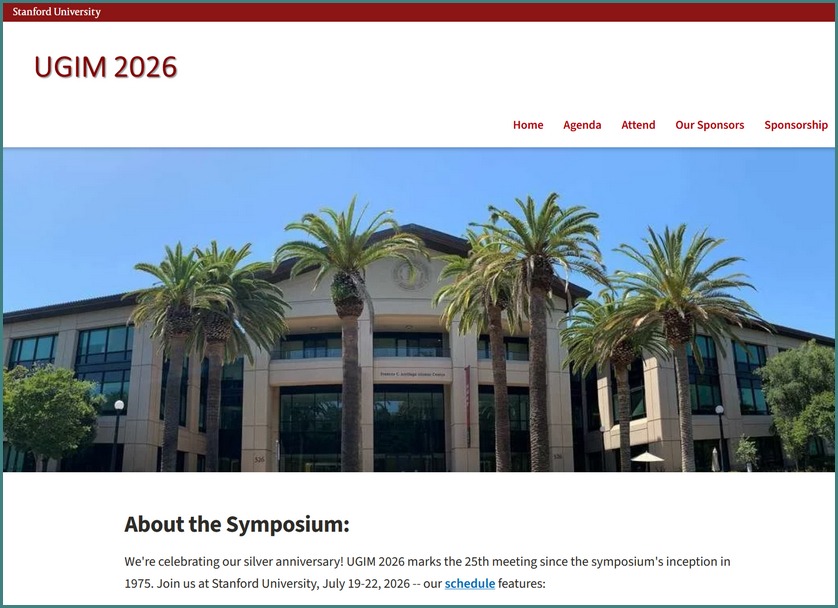 Stanford University: UGIM Symposium 2026